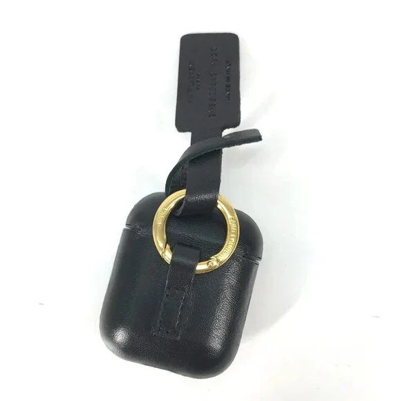 SAINT LAURENT PARIS 635662 logo airpods case key holder Earphone case Black - Picture 10 of 14